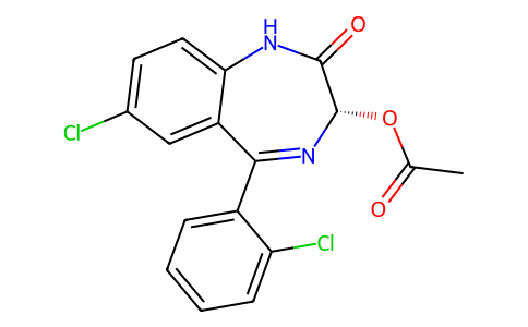 Lorazepam acetate, (S)- 84799-34-8
